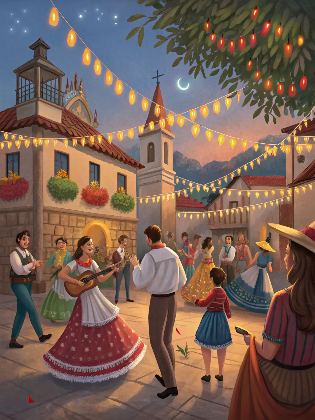 A photograph of a community event organized by the association, featuring traditional music, food, and activities that celebrate Puymoyen's cultural heritage.